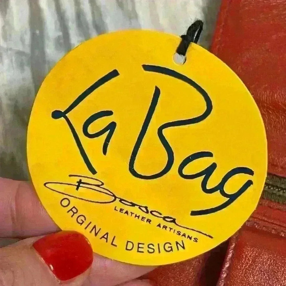 La Borsa Italian (Venice) red leather wallet - Picture 4 of 5